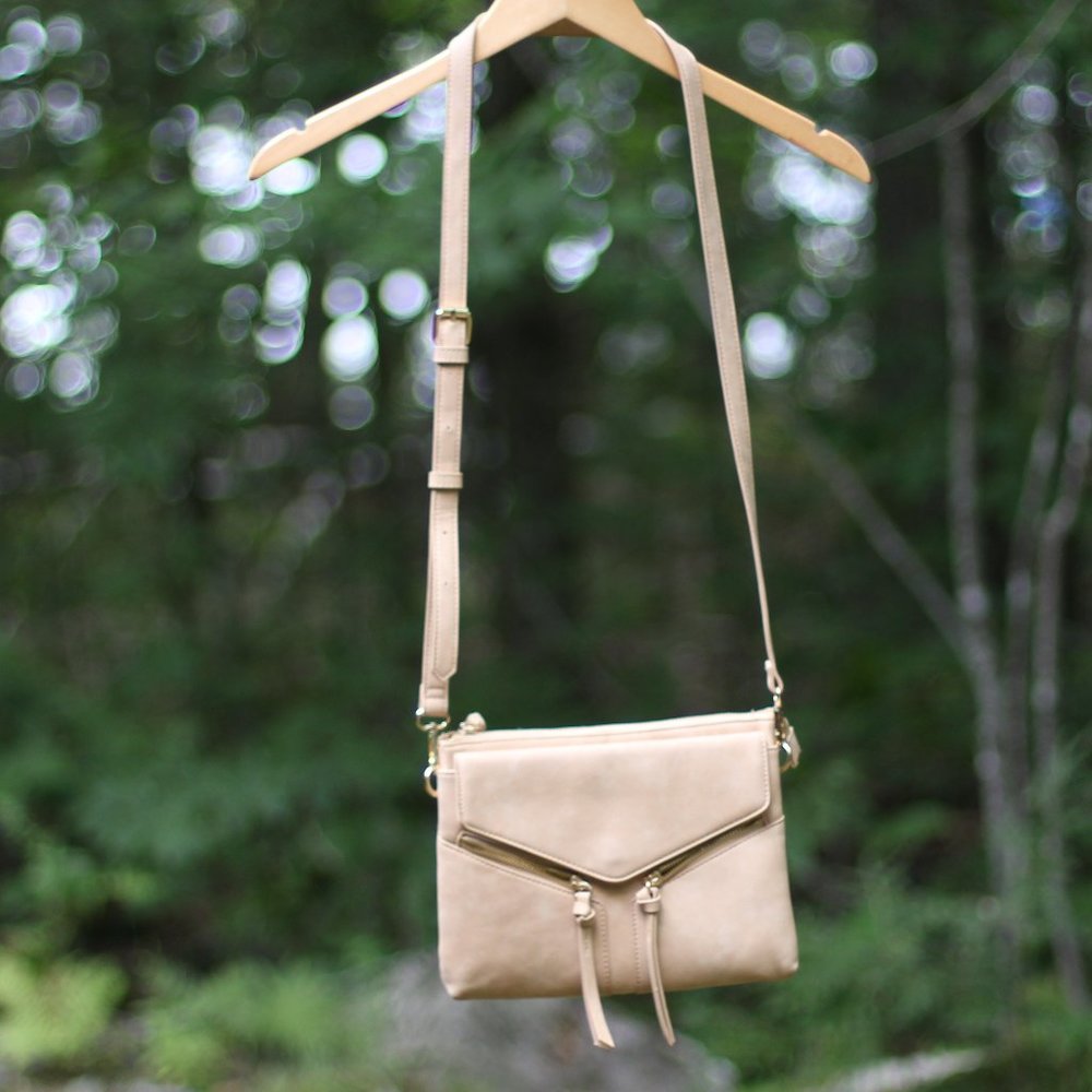 FREE PEOPLE vegan leather crossbody bag